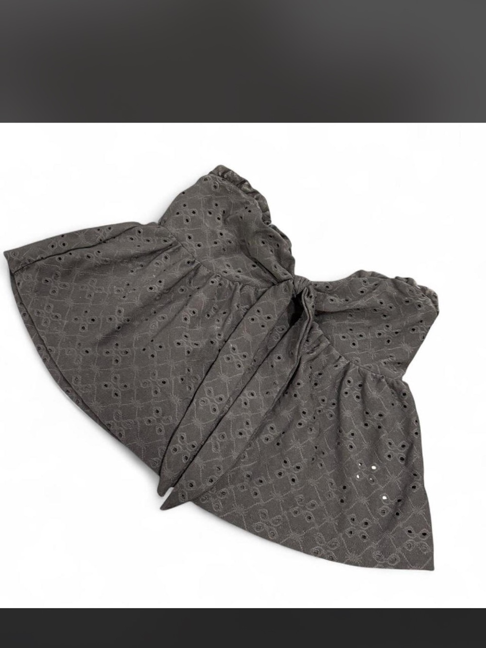 Women’s tie front type — black